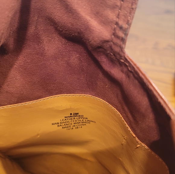 Nine West Mocha Cocoa Brown Genuine Leather Tall Boots - Picture 8 of 11